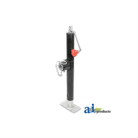 A & I Products Jack, Trailer & Imp., Four Position Swivel Tube Mount (2000 Lb.) 7" x4" x26" A-15A158L